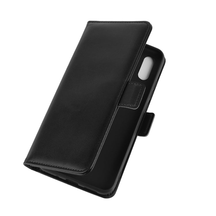 For Xiaomi Redmi 9A Dual-side Magnetic Buckle Horizontal Flip Leather Case with Holder & Card Slots & Wallet