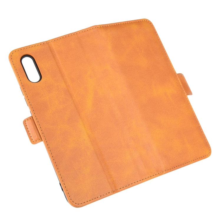For Xiaomi Redmi 9A Dual-side Magnetic Buckle Horizontal Flip Leather Case with Holder & Card Slots & Wallet
