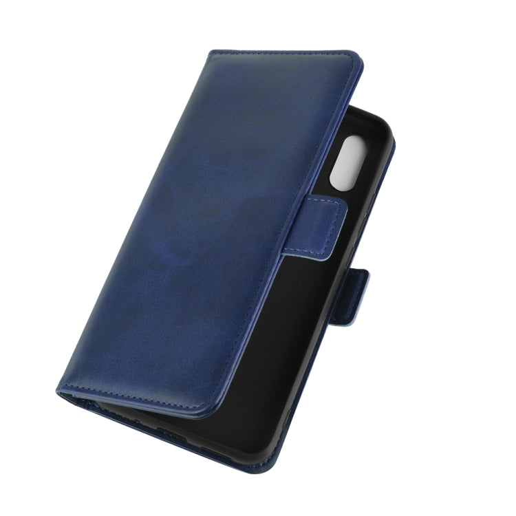 For Xiaomi Redmi 9A Dual-side Magnetic Buckle Horizontal Flip Leather Case with Holder & Card Slots & Wallet