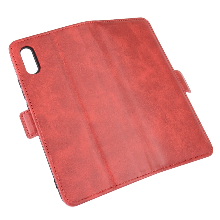 For Xiaomi Redmi 9A Dual-side Magnetic Buckle Horizontal Flip Leather Case with Holder & Card Slots & Wallet