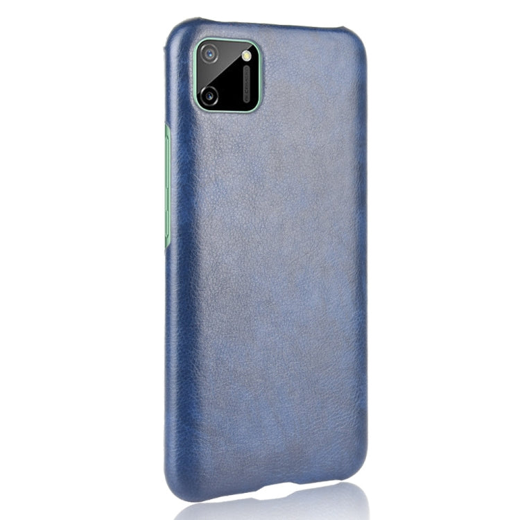For Oppo Realme C11 Shockproof Litchi Texture PC + PU Case
