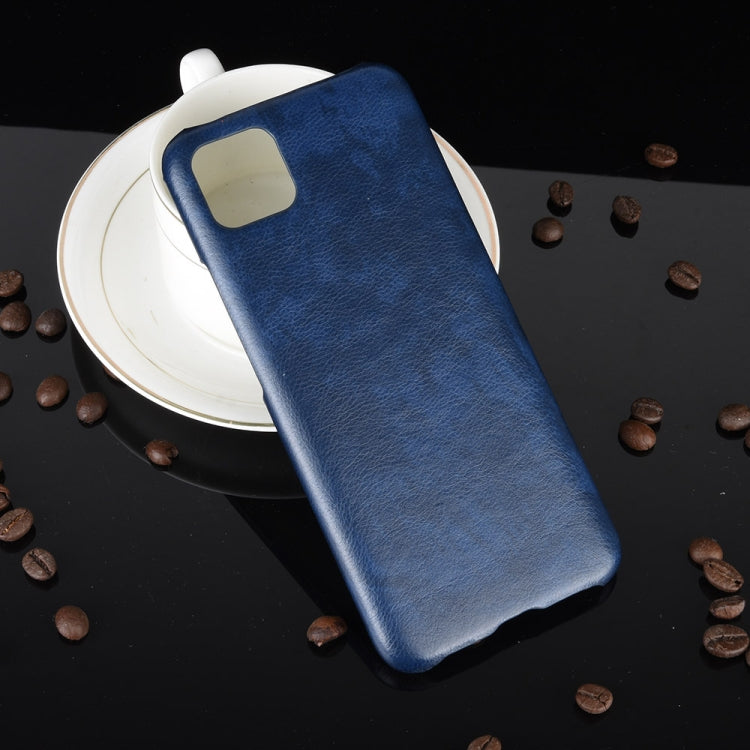 For Oppo Realme C11 Shockproof Litchi Texture PC + PU Case