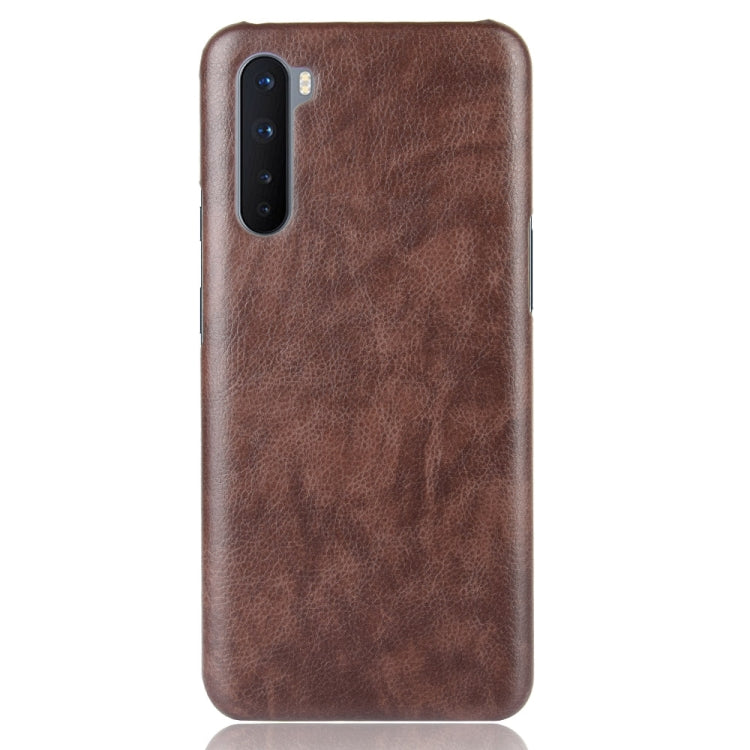 For OnePlus Nord Shockproof Litchi Texture PC + PU Case