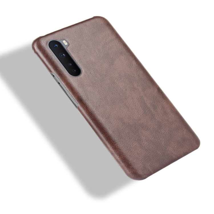 For OnePlus Nord Shockproof Litchi Texture PC + PU Case