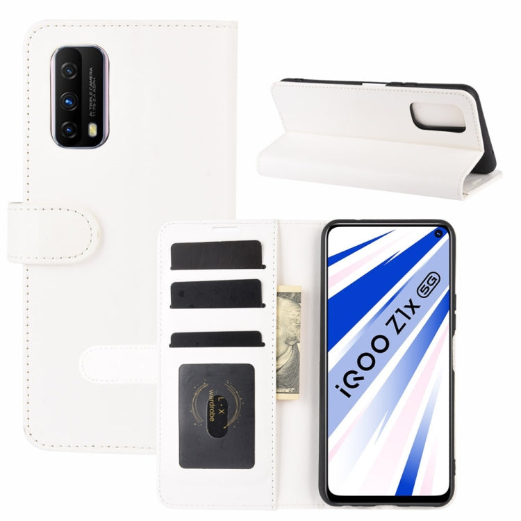 For Vivo iQOO Z1x R64 Texture Single Horizontal Flip Protective Case with Holder & Card Slots & Wallet& Photo Frame