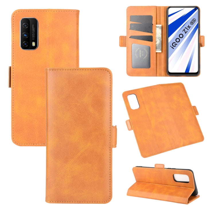 For Vivo iQOO Z1x Dual-side Magnetic Buckle Horizontal Flip Leather Case with Holder & Card Slots & Wallet