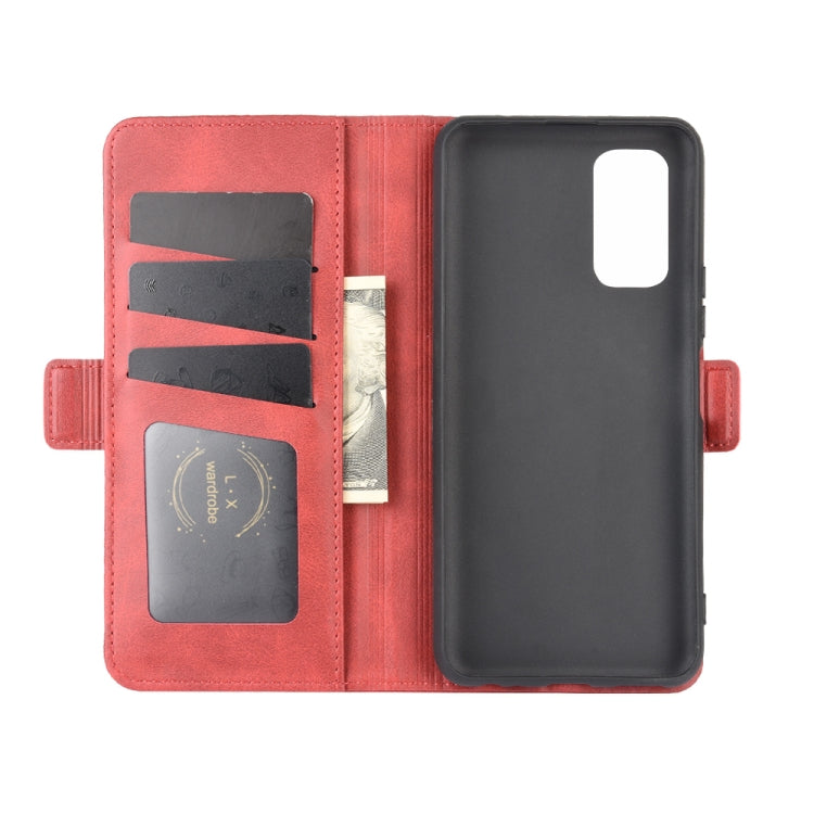For Vivo iQOO Z1x Dual-side Magnetic Buckle Horizontal Flip Leather Case with Holder & Card Slots & Wallet