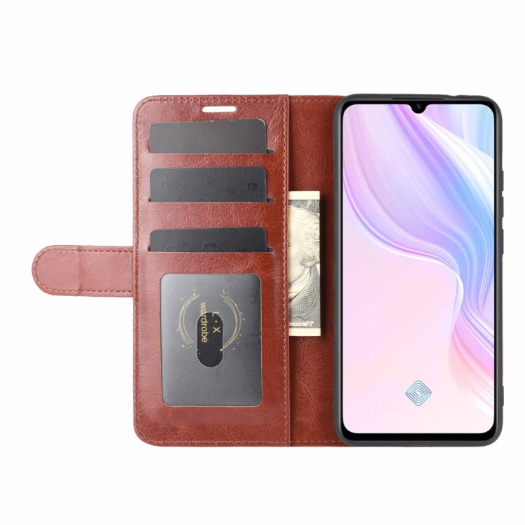 For Vivo V17(Russia)/X50 Lite/Y9S/S1 Pro R64 Texture Single Horizontal Flip Protective Case with Holder & Card Slots & Wallet& Photo Frame