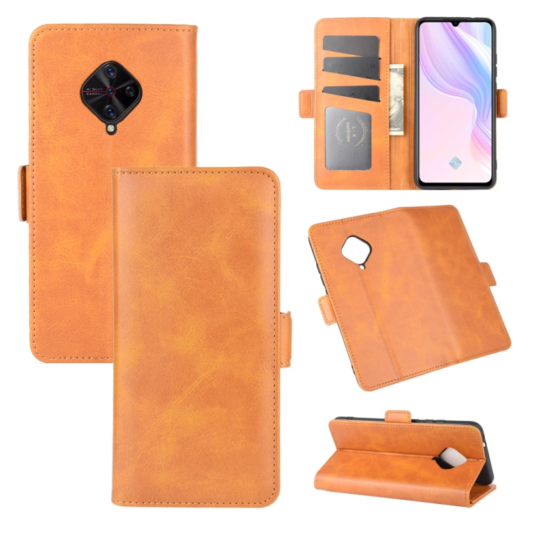 For Vivo V17(Russia)/X50 Lite/Y9S/S1 Pro Dual-side Magnetic Buckle Horizontal Flip Leather Case with Holder & Card Slots & Wallet
