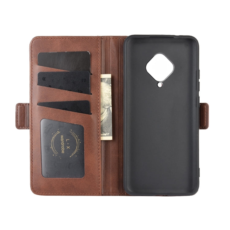 For Vivo V17(Russia)/X50 Lite/Y9S/S1 Pro Dual-side Magnetic Buckle Horizontal Flip Leather Case with Holder & Card Slots & Wallet