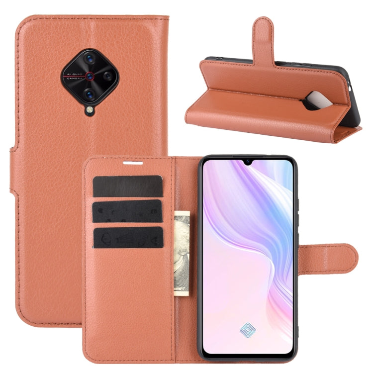 For Vivo V17(Russia)/X50 Lite/Y9S/S1 Pro Litchi Texture Horizontal Flip Protective Case with Holder & Card Slots & Wallet