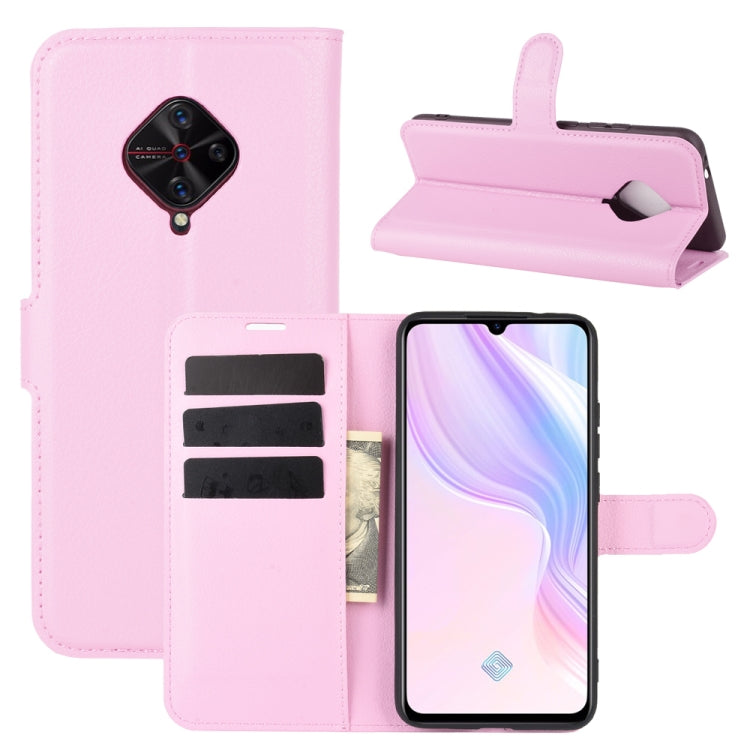 For Vivo V17(Russia)/X50 Lite/Y9S/S1 Pro Litchi Texture Horizontal Flip Protective Case with Holder & Card Slots & Wallet