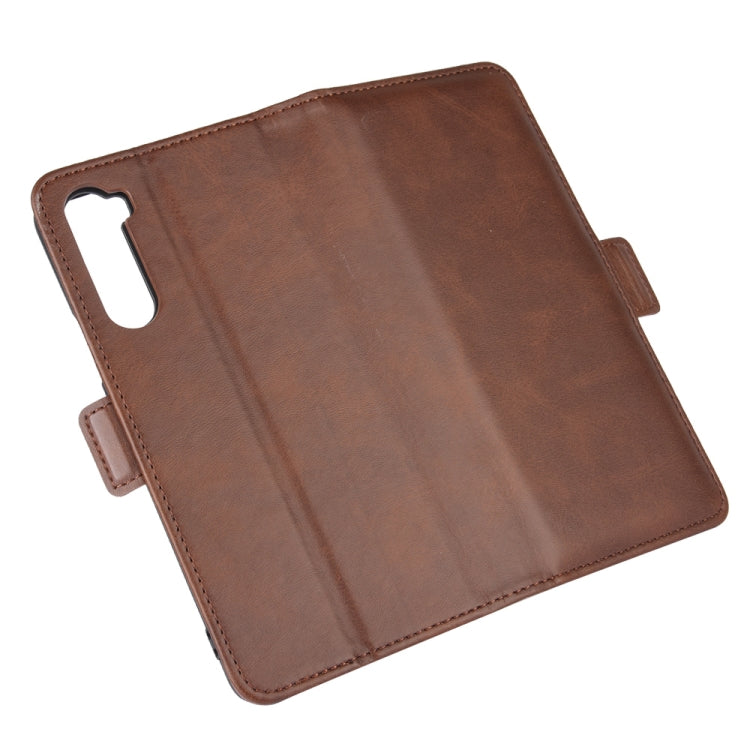 For OnePlus Nord Dual-side Magnetic Buckle Horizontal Flip Leather Case with Holder & Card Slots & Wallet