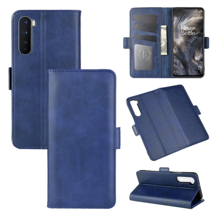 For OnePlus Nord Dual-side Magnetic Buckle Horizontal Flip Leather Case with Holder & Card Slots & Wallet