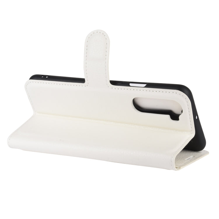 For OnePlus Nord Litchi Texture Horizontal Flip Protective Case with Holder & Card Slots & Wallet