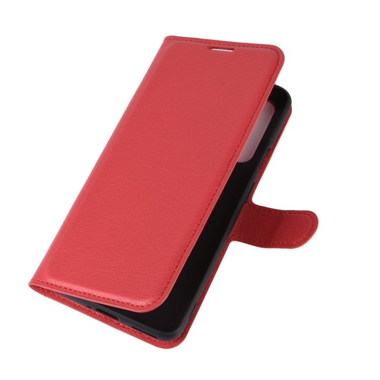 For OnePlus Nord Litchi Texture Horizontal Flip Protective Case with Holder & Card Slots & Wallet