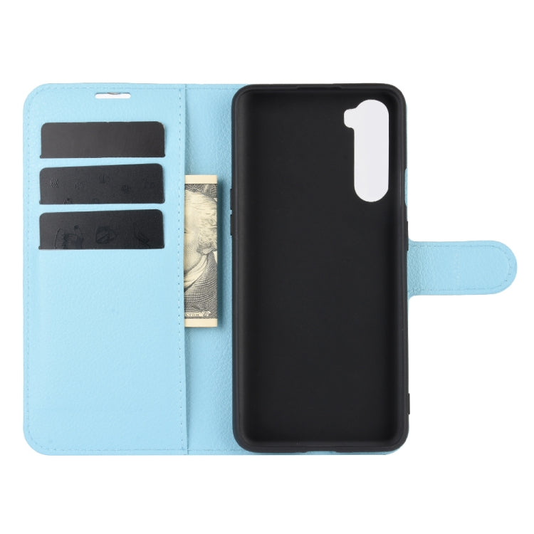 For OnePlus Nord Litchi Texture Horizontal Flip Protective Case with Holder & Card Slots & Wallet