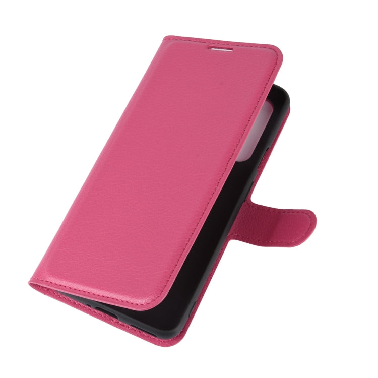 For OnePlus Nord Litchi Texture Horizontal Flip Protective Case with Holder & Card Slots & Wallet