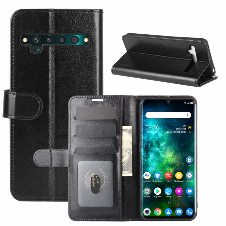 For TCL 10 Pro R64 Texture Single Horizontal Flip Protective Case with Holder & Card Slots & Wallet& Photo Frame