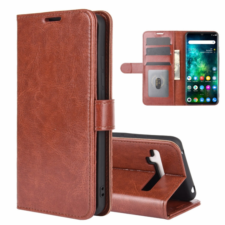 For TCL 10 Pro R64 Texture Single Horizontal Flip Protective Case with Holder & Card Slots & Wallet& Photo Frame