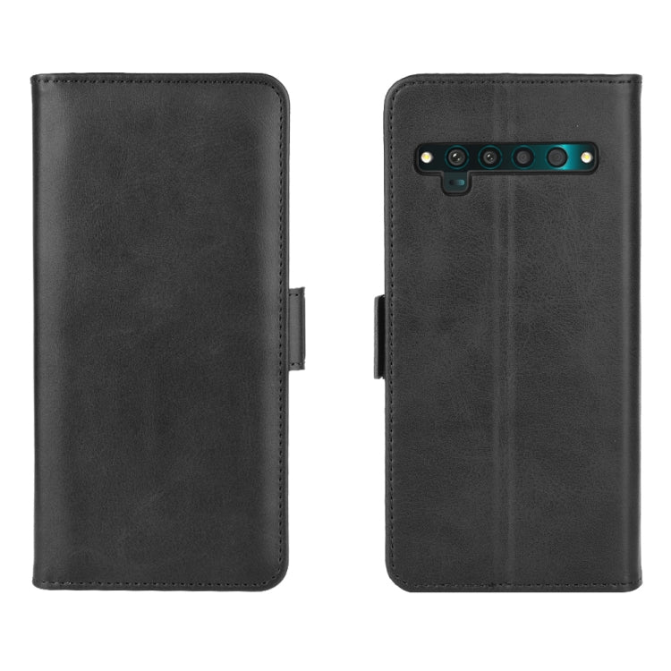 For TCL 10 Pro Dual-side Magnetic Buckle Horizontal Flip Leather Case with Holder & Card Slots & Wallet