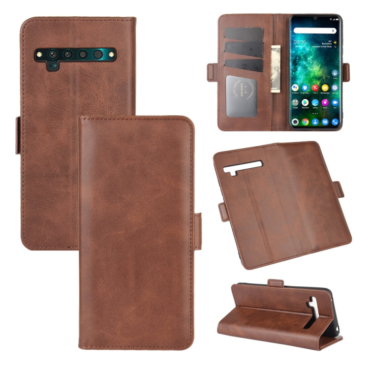 For TCL 10 Pro Dual-side Magnetic Buckle Horizontal Flip Leather Case with Holder & Card Slots & Wallet
