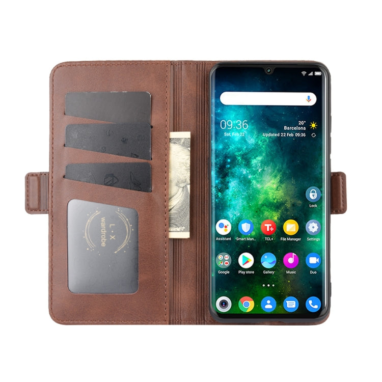 For TCL 10 Pro Dual-side Magnetic Buckle Horizontal Flip Leather Case with Holder & Card Slots & Wallet