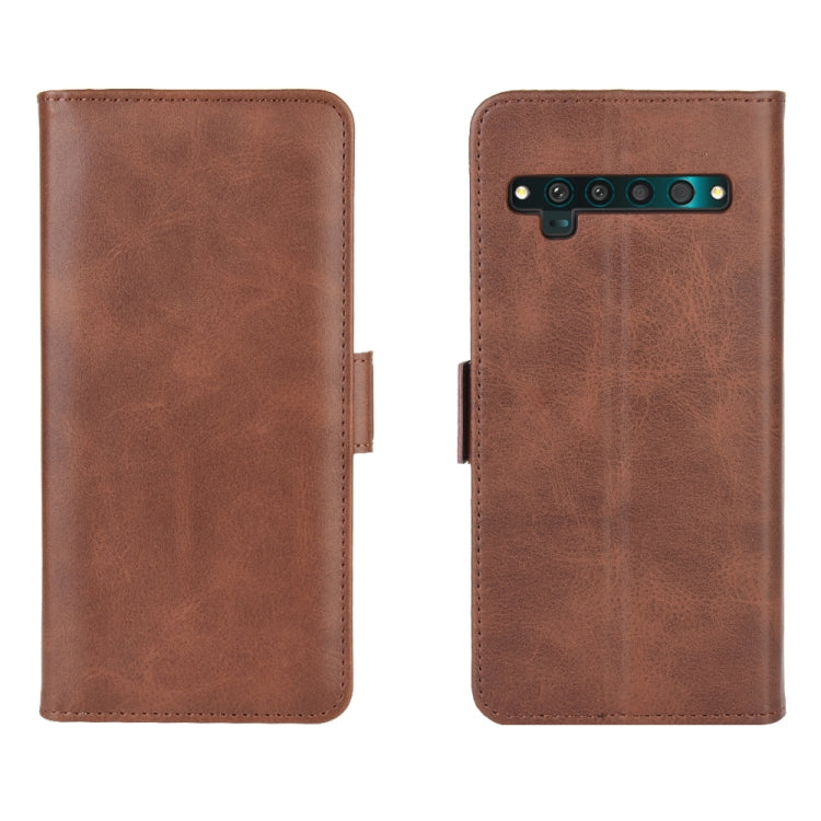 For TCL 10 Pro Dual-side Magnetic Buckle Horizontal Flip Leather Case with Holder & Card Slots & Wallet