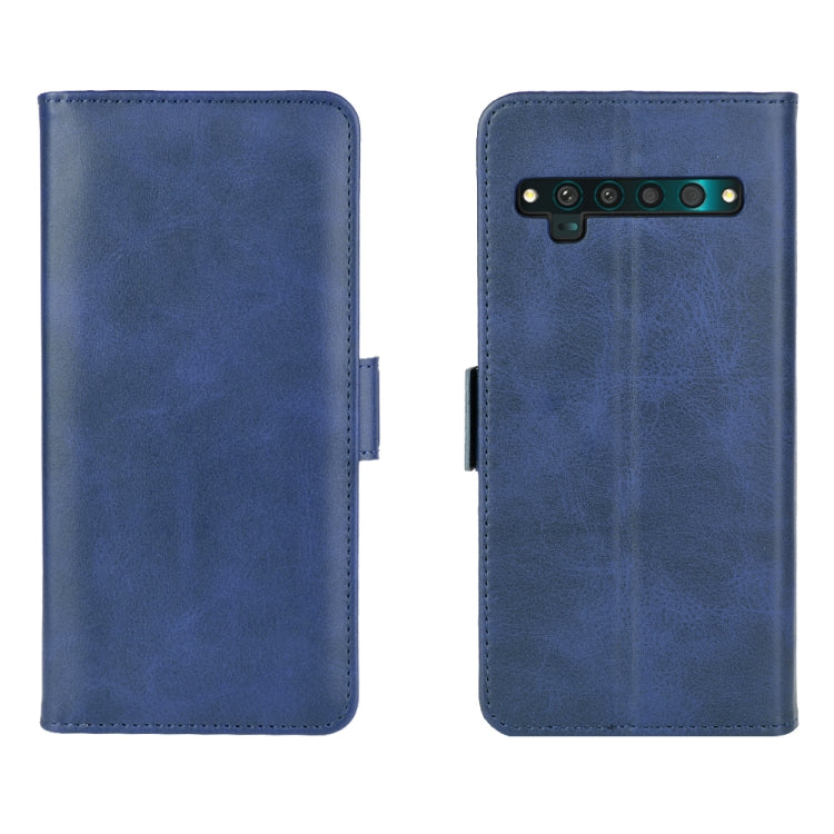 For TCL 10 Pro Dual-side Magnetic Buckle Horizontal Flip Leather Case with Holder & Card Slots & Wallet