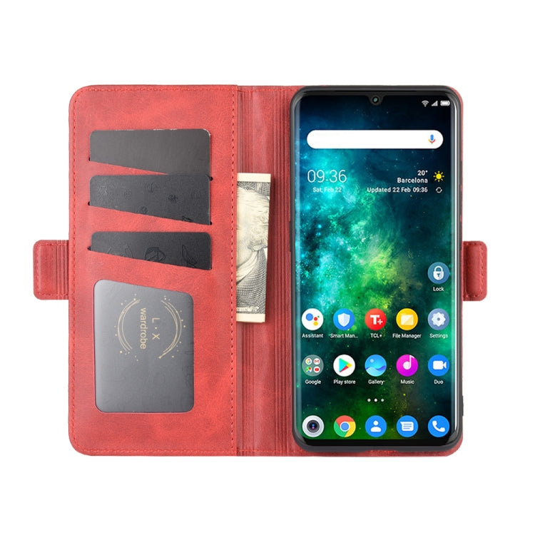 For TCL 10 Pro Dual-side Magnetic Buckle Horizontal Flip Leather Case with Holder & Card Slots & Wallet