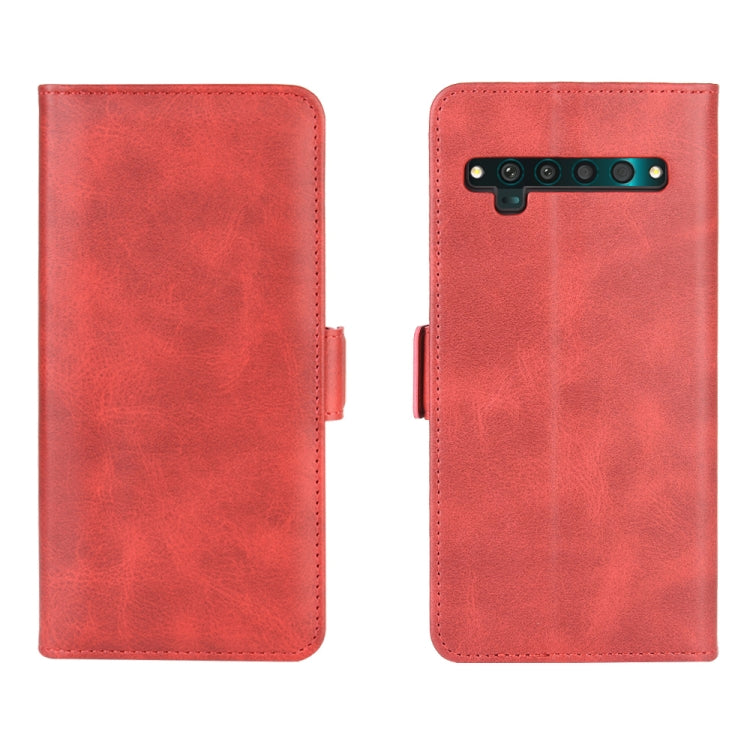 For TCL 10 Pro Dual-side Magnetic Buckle Horizontal Flip Leather Case with Holder & Card Slots & Wallet