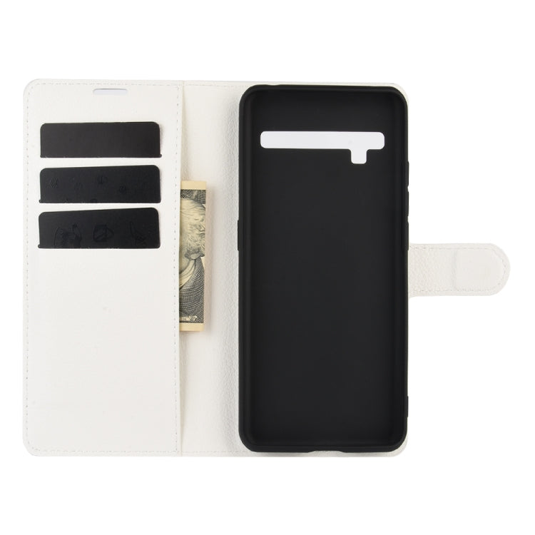 For TCL 10 Pro Litchi Texture Horizontal Flip Protective Case with Holder & Card Slots & Wallet