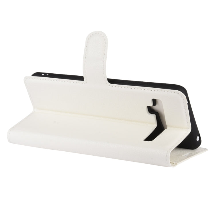 For TCL 10 Pro Litchi Texture Horizontal Flip Protective Case with Holder & Card Slots & Wallet