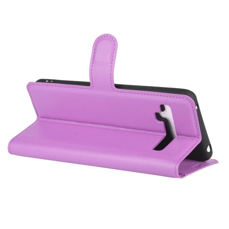 For TCL 10 Pro Litchi Texture Horizontal Flip Protective Case with Holder & Card Slots & Wallet