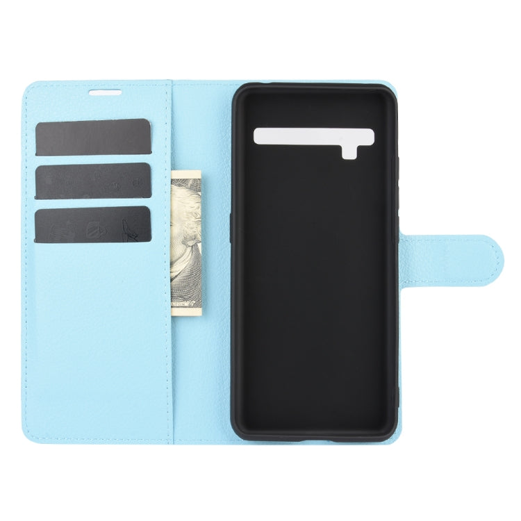 For TCL 10 Pro Litchi Texture Horizontal Flip Protective Case with Holder & Card Slots & Wallet