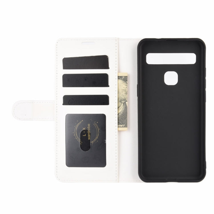 For TCL 10L R64 Texture Single Horizontal Flip Protective Case with Holder & Card Slots & Wallet& Photo Frame