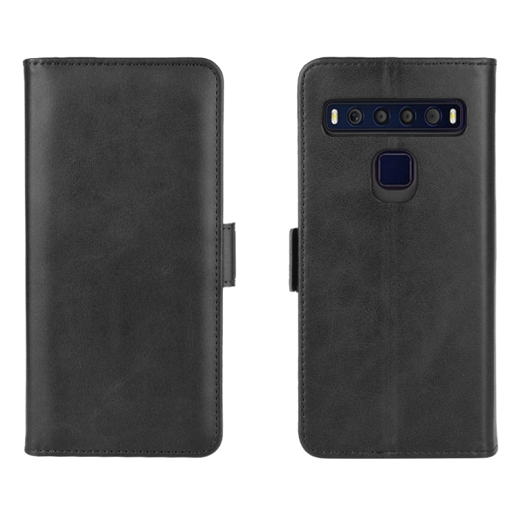 For TCL 10L Dual-side Magnetic Buckle Horizontal Flip Leather Case with Holder & Card Slots & Wallet
