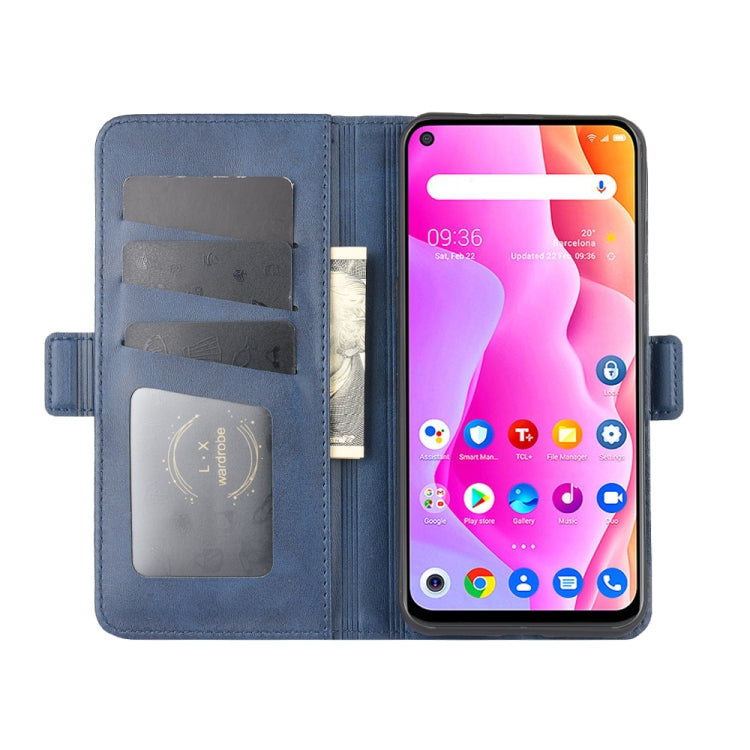 For TCL 10L Dual-side Magnetic Buckle Horizontal Flip Leather Case with Holder & Card Slots & Wallet