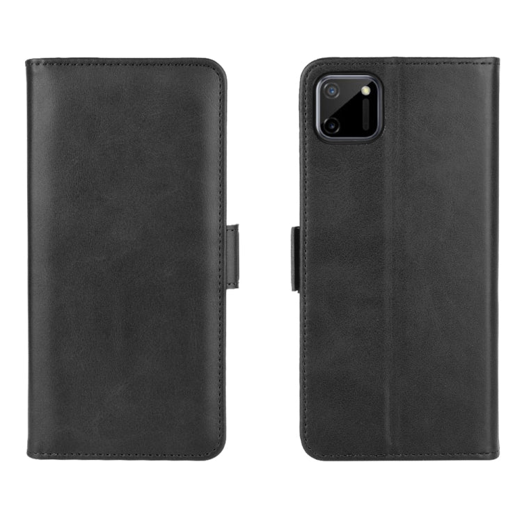 For OPPO Realme C11 Dual-side Magnetic Buckle Horizontal Flip Leather Case with Holder & Card Slots & Wallet