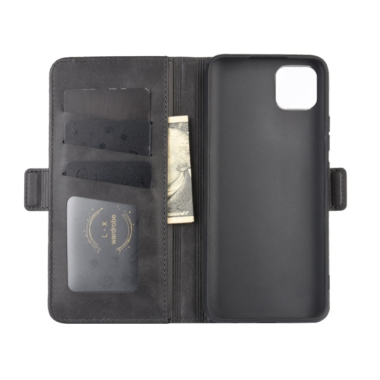 For OPPO Realme C11 Dual-side Magnetic Buckle Horizontal Flip Leather Case with Holder & Card Slots & Wallet