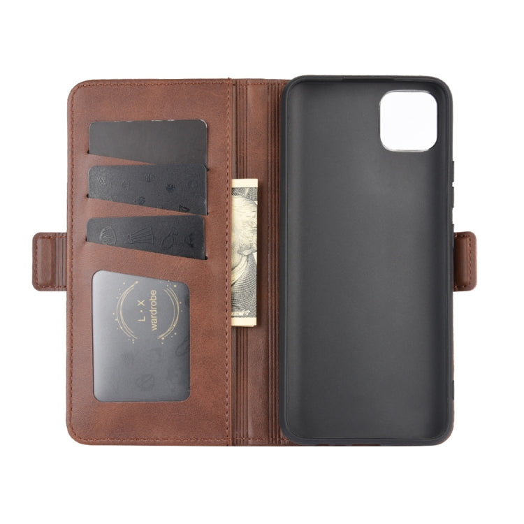 For OPPO Realme C11 Dual-side Magnetic Buckle Horizontal Flip Leather Case with Holder & Card Slots & Wallet