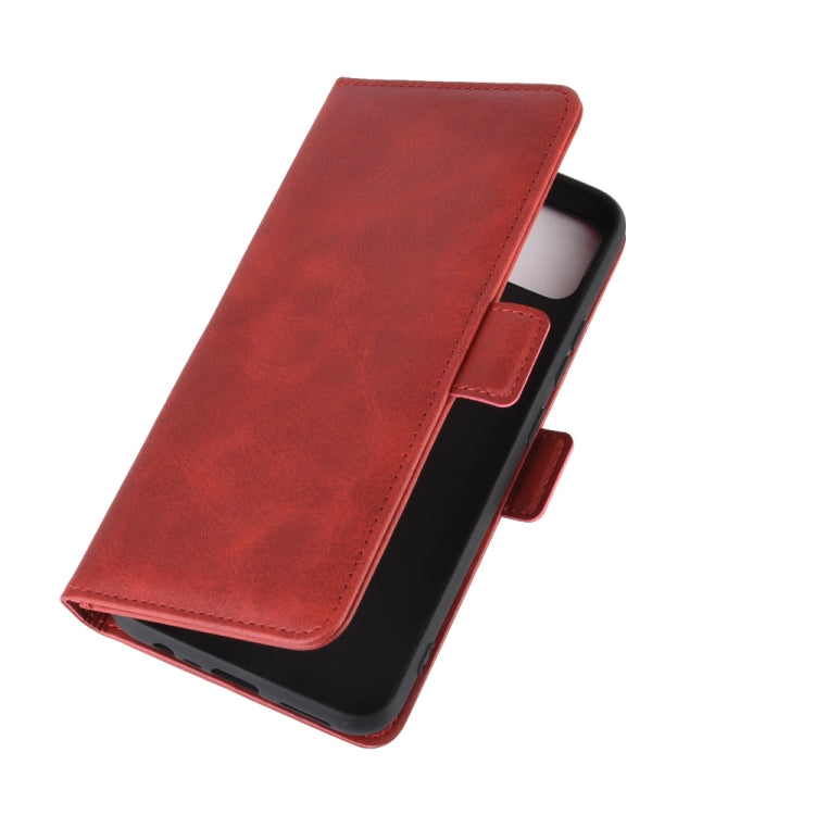 For OPPO Realme C11 Dual-side Magnetic Buckle Horizontal Flip Leather Case with Holder & Card Slots & Wallet