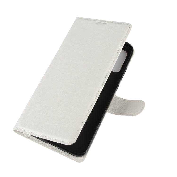 For Motorola Moto E 2020 Litchi Texture Horizontal Flip Protective Case with Holder & Card Slots & Wallet