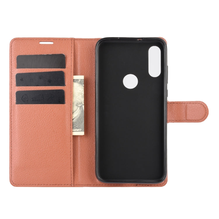 For Motorola Moto E 2020 Litchi Texture Horizontal Flip Protective Case with Holder & Card Slots & Wallet