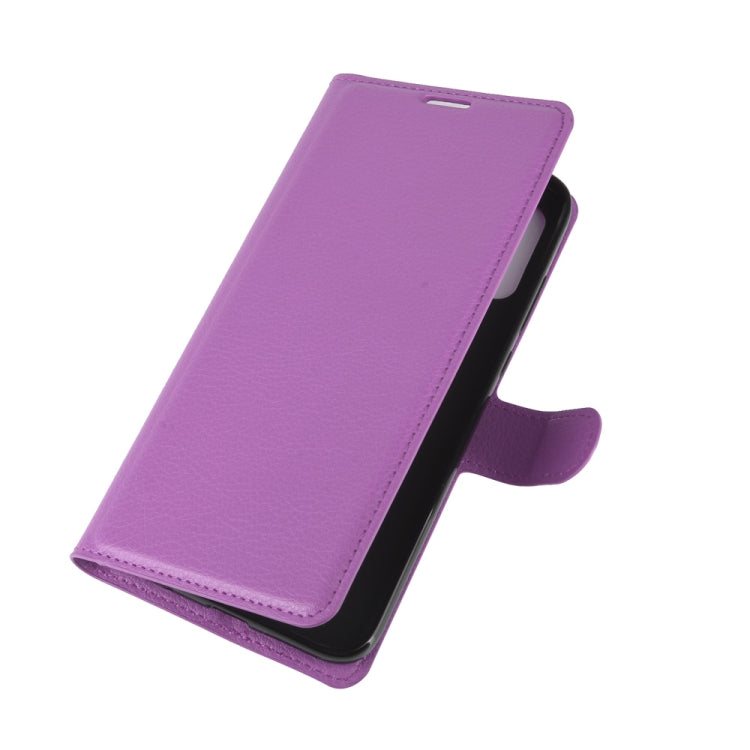 For Motorola Moto E 2020 Litchi Texture Horizontal Flip Protective Case with Holder & Card Slots & Wallet