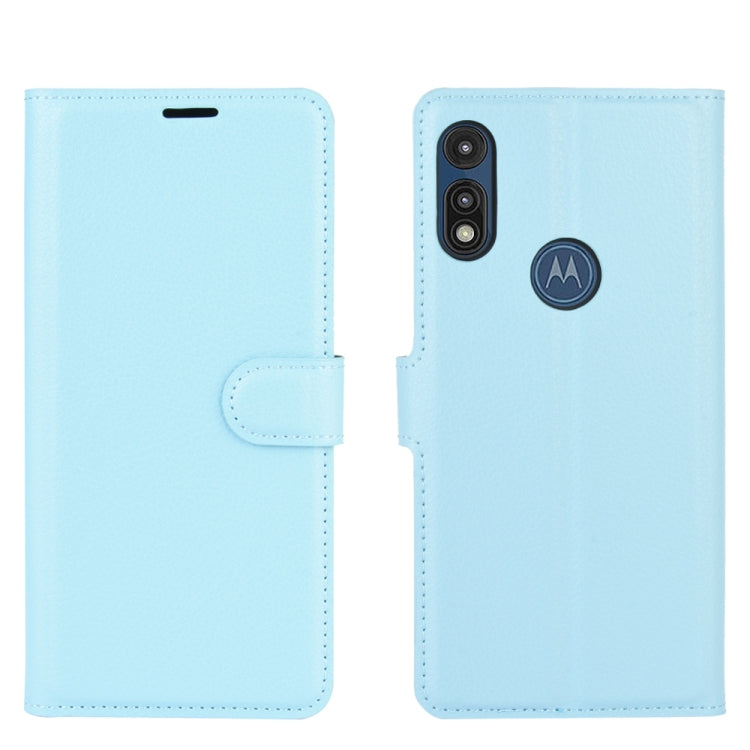 For Motorola Moto E 2020 Litchi Texture Horizontal Flip Protective Case with Holder & Card Slots & Wallet