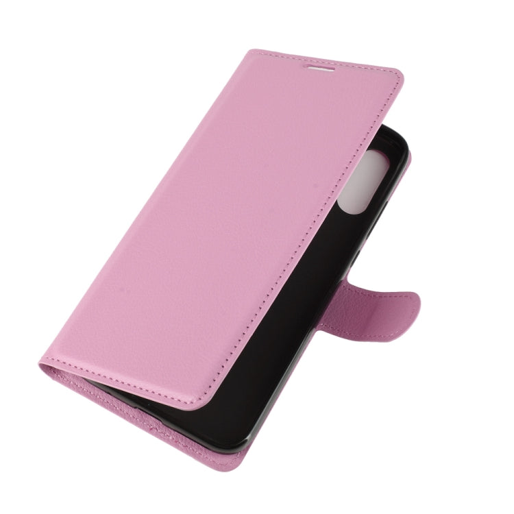 For Motorola Moto E 2020 Litchi Texture Horizontal Flip Protective Case with Holder & Card Slots & Wallet