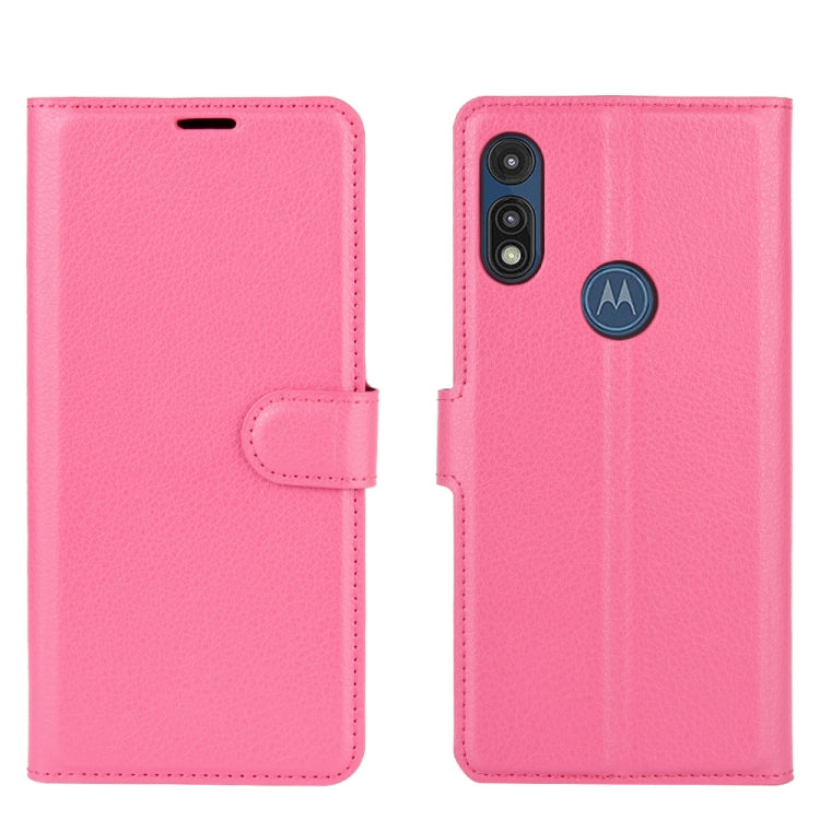For Motorola Moto E 2020 Litchi Texture Horizontal Flip Protective Case with Holder & Card Slots & Wallet