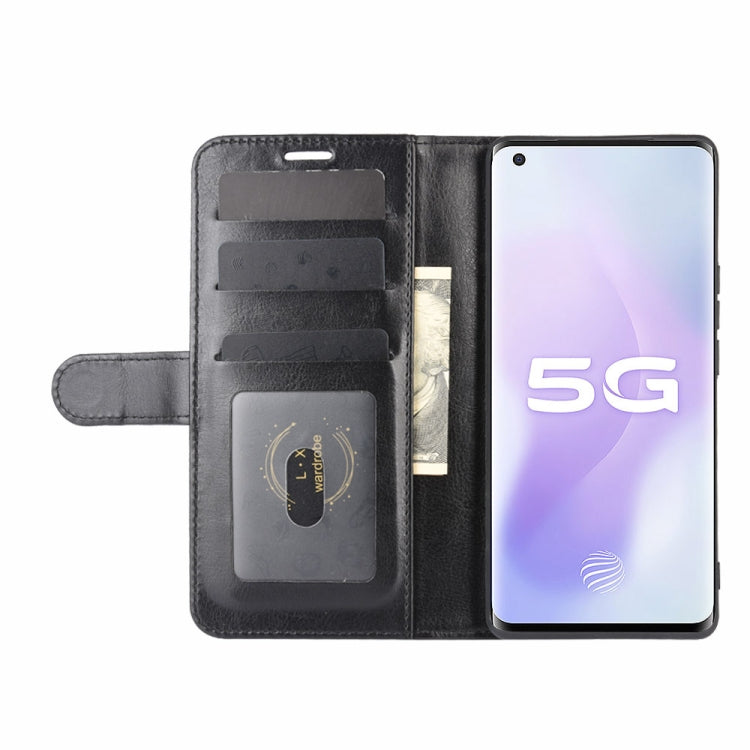 For Vivo X50 Pro+ R64 Texture Single Horizontal Flip Protective Case with Holder & Card Slots & Wallet& Photo Frame
