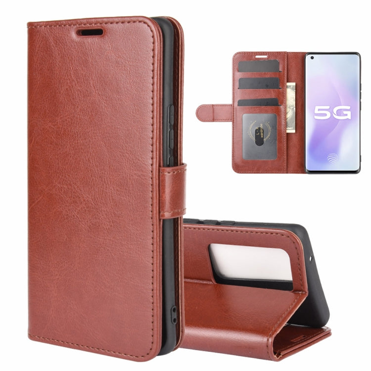 For Vivo X50 Pro+ R64 Texture Single Horizontal Flip Protective Case with Holder & Card Slots & Wallet& Photo Frame